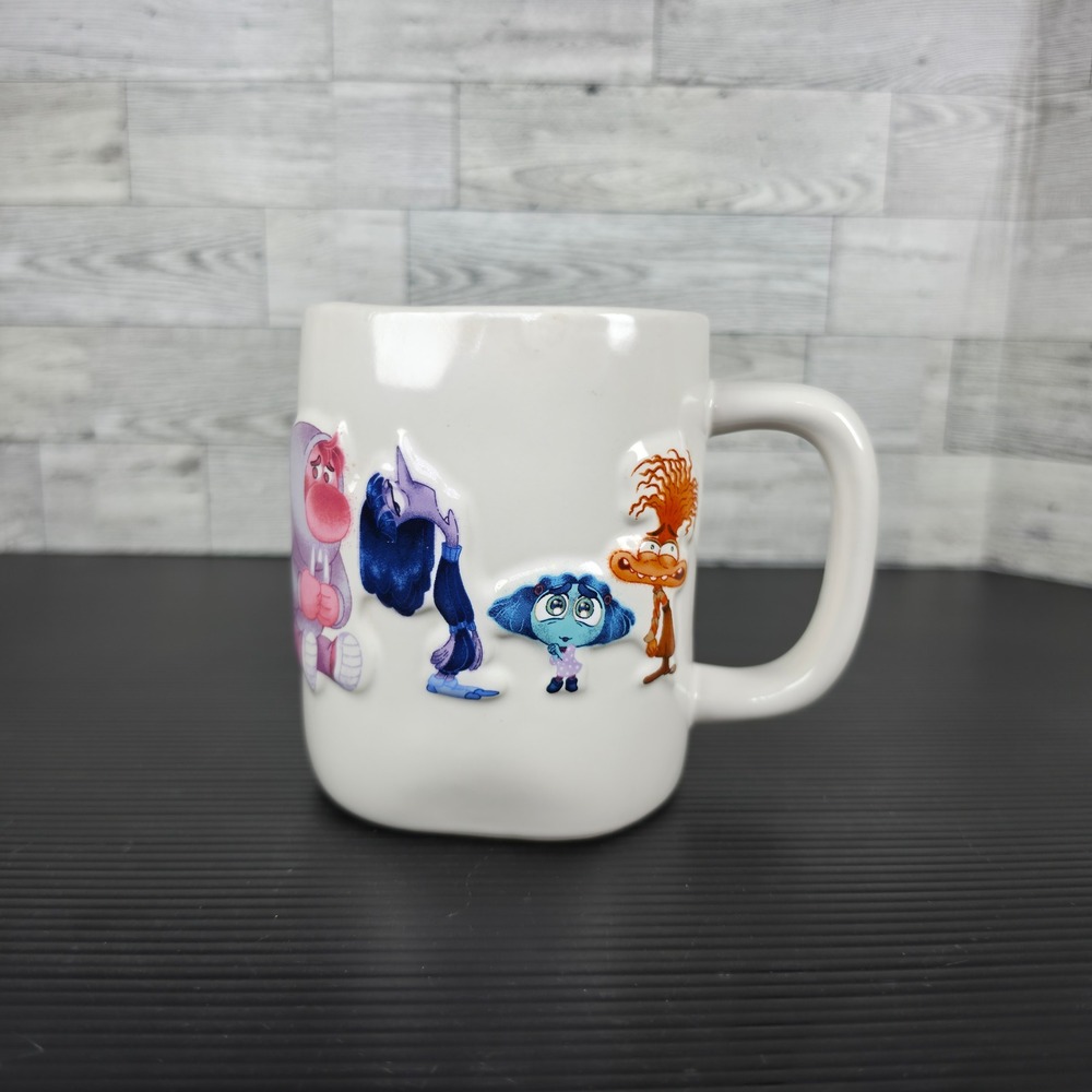 Rae Dunn Pixar Inside Out 2 In A Mood Mug Anxiety Ennui Embarrassment Envy Teal